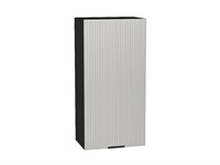 Шкаф верхний с 1-ой дверцей Евро Лайн Graphite, Агат, 920, 450 В*Ш*Г 920*450*318, фасад МДФ  Агат, корпус  Graphite ms2510VVT_59341
