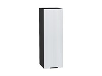 Шкаф верхний с 1-ой дверцей Евро Лайн Graphite, Белый, 920, 300 В*Ш*Г 920*300*318, фасад МДФ  Белый, корпус  Graphite ms2510VVT_59319