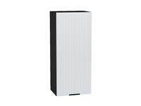 Шкаф верхний с 1-ой дверцей Евро Лайн Graphite, Белый, 920, 400 В*Ш*Г 920*400*318, фасад МДФ  Белый, корпус  Graphite ms2510VVT_59320