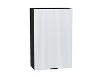 Шкаф верхний с 1-ой дверцей Евро Лайн Graphite, Белый, 920, 600 В*Ш*Г 920*600*318, фасад МДФ  Белый, корпус  Graphite ms2510VVT_59323