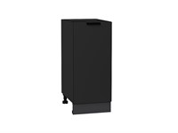 Шкаф нижний с 1-ой дверцей Евро Graphite, Антрацит, 350 В*Ш*Г 816*350*478, фасад МДФ  Антрацит, корпус  Graphite ms2510VVT_65371