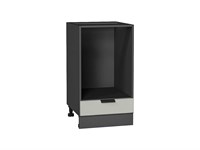 Шкаф нижний под духовку Евро Graphite, Агат, 450 В*Ш*Г 816*450*474, фасад МДФ  Агат, корпус  Graphite ms2510VVT_67230