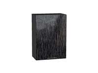 Шкаф верхний с 1-ой дверцей Валерия-М Graphite, Черный металлик дождь, 720, 500 В*Ш*Г 716*500*318, фасад МДФ  Черный металлик дождь, корпус  Graphite ms2510VVT_37784