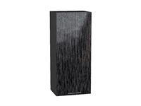 Шкаф верхний с 1-ой дверцей Валерия-М Graphite, Черный металлик дождь, 920, 400 В*Ш*Г 920*400*318, фасад МДФ  Черный металлик дождь, корпус  Graphite ms2510VVT_40108