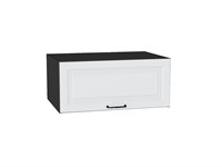 Шкаф верхний горизонтальный глубокий Ницца Graphite, Blanco, 800 В*Ш*Г 358*800*574, фасад МДФ  Blanco, корпус  Graphite ms2510VVT_45241