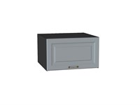 Шкаф верхний горизонтальный глубокий Ницца Graphite, Графит, 600 В*Ш*Г 358*600*574, фасад МДФ  Графит, корпус  Graphite ms2510VVT_54489