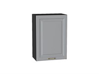 Шкаф верхний с 1-ой дверцей Ницца Graphite, Графит, 720, 500 В*Ш*Г 716*500*318, фасад МДФ  Графит, корпус  Graphite ms2510VVT_54653