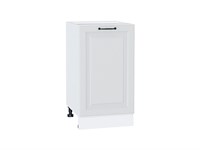 Шкаф нижний с 1-ой дверцей Ницца Белый, Blanco, 450 В*Ш*Г 816*450*478, фасад МДФ  Blanco, корпус  Белый ms2510VVT_33724