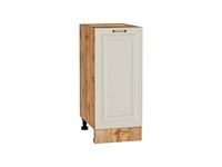 Шкаф нижний с 1-ой дверцей Ницца Дуб Вотан, Агат, 350 В*Ш*Г 816*350*478, фасад МДФ  Агат, корпус  Дуб Вотан ms2510VVT_65514
