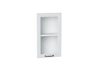 Комплект фасадов Ницца Royal со стеклом Moru для каркаса Ф-25 В400/ВУ590 В*Ш*Г 712*396*16, фасад МДФ/Стекло  Blanco ms2510VVT_078-8173 (67315)