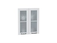 Комплект фасадов Ницца Royal со стеклом для каркаса Ф-45 В600 Blanco В*Ш*Г 712*596*16, фасад МДФ/Стекло  Blanco ms2510VVT_078-4553 (33605)