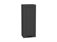 Шкаф верхний с 1-ой дверцей Глетчер Graphite, Маренго Силк, 920, 350 В*Ш*Г 920*350*318, фасад МДФ  Маренго Силк, корпус  Graphite ms2510VVT_65359