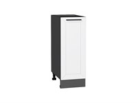 Шкаф нижний с 1-ой дверцей Глетчер Graphite, Айленд Силк, 300 В*Ш*Г 816*300*478, фасад МДФ  Айленд Силк, корпус  Graphite ms2510VVT_55970