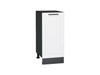 Шкаф нижний с 1-ой дверцей Глетчер Graphite, Айленд Силк, 350 В*Ш*Г 816*350*478, фасад МДФ  Айленд Силк, корпус  Graphite ms2510VVT_65344