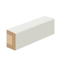 Рейка декоративная ЭМА White Matt МДФ S-16.30 2750*16*30 sp2510BR_164-0038