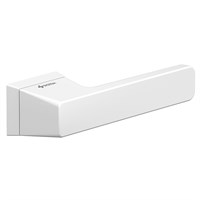 Ручка на прямоугольной розетке System Coral HA200RO15 AL7 МатБелый sp2510BR_046-0507