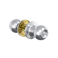 Ручка на круглой розетке Bravo K-100/03 SC МатХром (фикс.) sp2510BR_046-0496