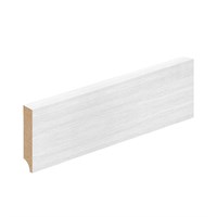 Плинтус ЭКО Snow Melinga МДФ S-70.16 2400*70*16 sp2510BR_156-0350