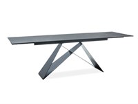Стол обеденный Signal WESTIN 160 раскладной (черный матовый) ms2601SIGHAL_WESTINCC160