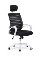 Кресло компьютерное Halmar SOCKET (черный/белый) ms2601SIGHAL_V-CH-SOCKET-FOT