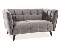 Диван Signal CASTELLO 2 Velvet Bluvel 14 (серый) ms2601SIGHAL_CASTELLO2V14