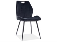 Стул кухонный Signal ARCO VELVET (черный/черный) ms2601SIGHAL_ARCOVCC