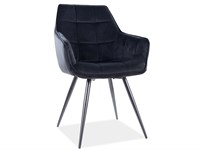 Стул кухонный Signal LILIA VELVET (черный) ms2601SIGHAL_LILIAVCC