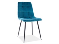 Стул кухонный Signal MILA VELVET (бирюзовый/черный) ms2601SIGHAL_MILAVCTU