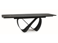 Стол обеденный Signal INFINITY Ceramic 160 раскладной (черный Azario black/черный мат) ms2601SIGHAL_INFINITYCBC160