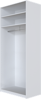 Корпус шкафа Моби/Mobi SZF 2d/100  Белый msk26brw_0670484951