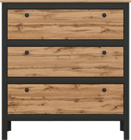 Тумба Лофт/Loft KOM3S/90  Дуб вотан/ Черный, Дуб вотан msk26brw_1635729559