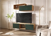 Гостиная Норд Вариант №3  Изумруд/Дуб Крафт pn26mf_1755108288
