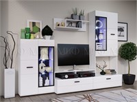 Гостиная Нэнси NEW 3  Белый глянец/Сонома pn26mf_1672016712