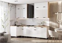 Кухня Рио NEW угловая 1.0х2.6м Компоновка №3  Белый глянец pn26mf_1108469818