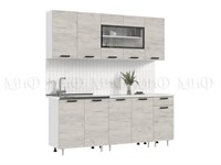Кухня Рио NEW  Дуб Крафт белый Столешница Кастилло темный  2000 pn26mf_1859900169