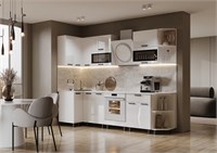 Кухня Техно угловая 0.9х2.7м Компоновка №2 pn26mf_01837152267