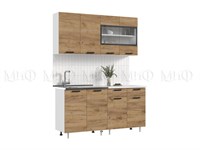 Кухня Рио NEW    Дуб Крафт Столешница Кастилло темный  1600 pn26mf_89364945