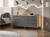 Комод Флэш 1500  Графит/Дуб Крафт pn26mf_664739690