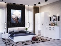 Спальня Нэнси New  Белый глянец/Белый Кровать 140*200 см с Подъёмным механизмом pn26mf_888000597