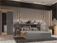 Спальня Бася ЛДСП Графит pn26mf_0696866266