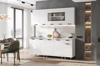 Кухня Рио New 2.0 м белый глянец фасад ЛДСП 16 мм pnnon26mf_08-218219 (381502)