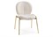 Стул на металлокаркасе Kalipso 1 white / gold - комплект из 4 шт 15782-mwdvl