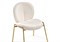 Стул на металлокаркасе Kalipso 1 white / gold - комплект из 4 шт 15782-mwdvl