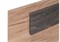 Двуспальная кровать Taika 160х200 дуб золотой / камень темный 499623-mwdvl