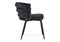 Стул на металлокаркасе Rendi gray-blue / black - комплект из 2 шт 15760-mwdvl