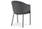 Стул на металлокаркасе Kortni dark grey / black - комплект из 2 шт 15703-mwdvl