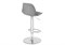 Барный стул Soft gray / chrome - комплект из 4 шт 15747-mwdvl