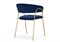 Стул на металлокаркасе Kamelia 1 dark blue / gold - комплект из 4 шт 15715-mwdvl