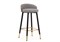 Полубарный стул Kardial gray / black - комплект из 2 шт 15673-mwdvl