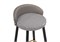 Полубарный стул Kardial gray / black - комплект из 2 шт 15673-mwdvl